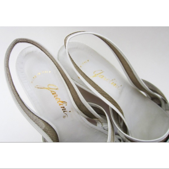 Vintage Garland white sandal mesh Made In Italy - Picture 2 of 5